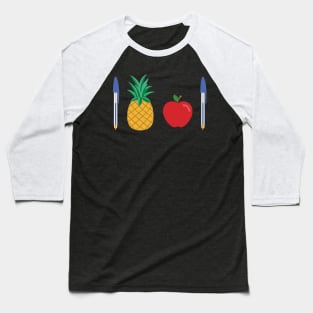 Pen Pineapple Apple Pen Baseball T-Shirt